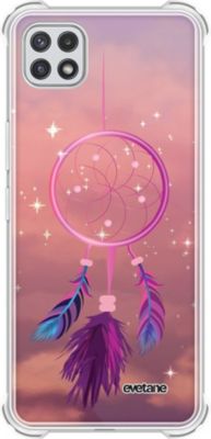 Coque EVETANE Silicone Galaxy A22 5G Attrape Rêve