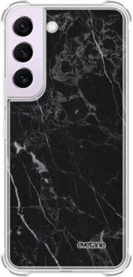Coque EVETANE Souple Galaxy S21 FE Marbre Noir Coque EVETANE Souple Galaxy S21 FE Marbre Noir