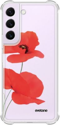 Coque EVETANE Souple Galaxy S21 FE Coquelicot Coque EVETANE Souple Galaxy S21 FE Coquelicot