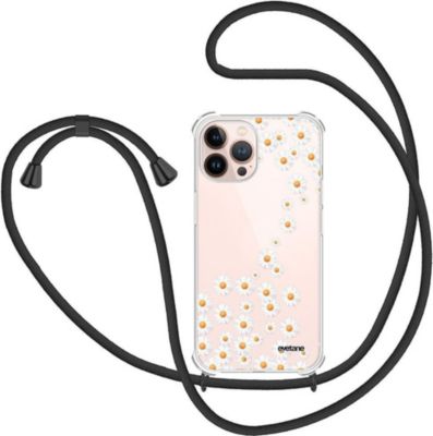 Coque EVETANE Cordon iPhone 13 Pro Marguerite