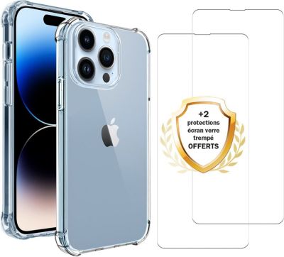 Coque EVETANE iPhone 14 Pro Max + 2 Vitres