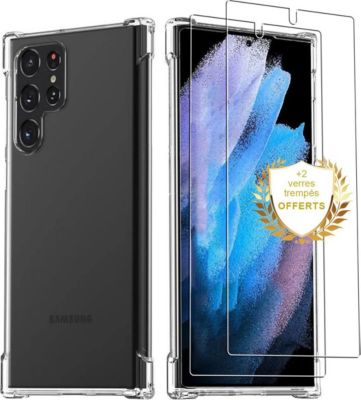 Coque EVETANE Galaxy S23 Ultra + 2 Vitres Coque EVETANE Galaxy S23 Ultra + 2 Vitres