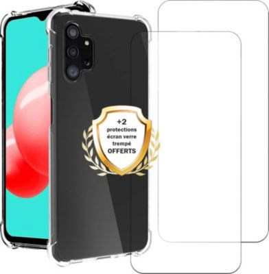 Coque EVETANE Galaxy A32 + 2 Vitres Coque EVETANE Galaxy A32 + 2 Vitres