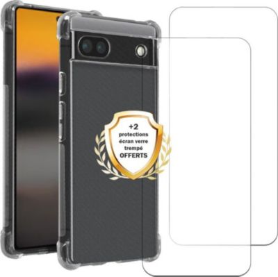Coque EVETANE Pixel 6A + 2 Vitres