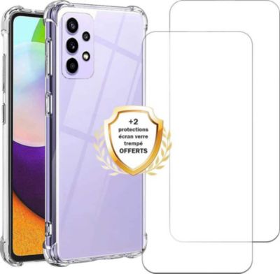 Coque EVETANE Galaxy A52/A52S + 2 Vitres
