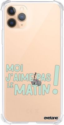Coque EVETANE Souple iPhone 11 Pro Pas Le Matin Coque EVETANE Souple iPhone 11 Pro Pas Le Matin