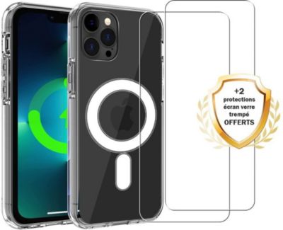 Coque EVETANE Magsafe iPhone 13 Pro Max + 2 Vitres Coque EVETANE Magsafe iPhone 13 Pro Max + 2 Vitres