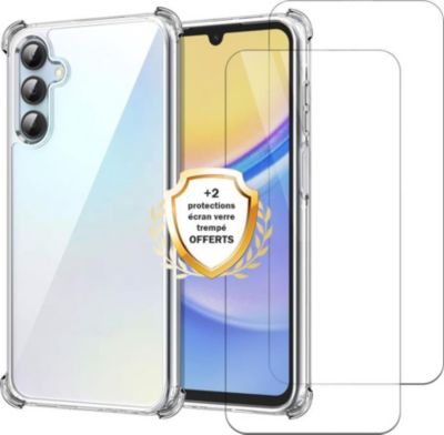 Coque EVETANE Galaxy A15 + 2 Vitres