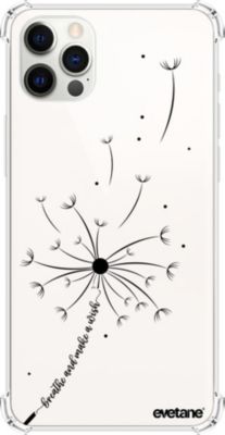 Coque EVETANE Souple iPhone 12/12 Pro Pissenlit Wish Coque EVETANE Souple iPhone 12/12 Pro Pissenlit Wish