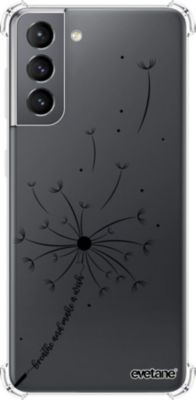 Coque EVETANE Souple Galaxy S21 5G Pissenlit Wish Coque EVETANE Souple Galaxy S21 5G Pissenlit Wish
