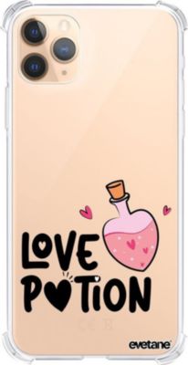 Coque EVETANE Souple iPhone 11 Pro Love Potion