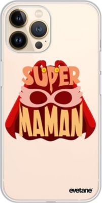 Coque EVETANE 360° iPhone 13 Pro Super Maman Coque EVETANE 360° iPhone 13 Pro Super Maman