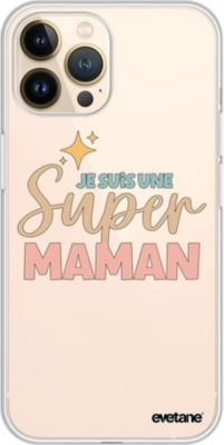Coque EVETANE 360° iPhone 13 Pro Super Maman