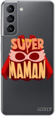 Coque EVETANE 360° Galaxy S21 5G Super Maman