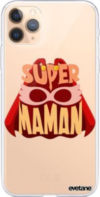 Coque EVETANE 360° iPhone 11 Pro Super Maman Coque EVETANE 360° iPhone 11 Pro Super Maman