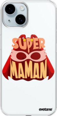 Coque EVETANE 360° iPhone 15 Super Maman