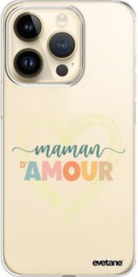 Coque EVETANE 360° iPhone 14 Pro Maman d'Amour