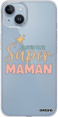 Coque EVETANE 360° iPhone 14 Plus Super Maman