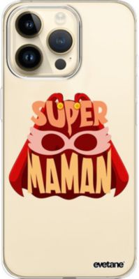 Coque EVETANE 360° iPhone 14 Pro Max Super Maman