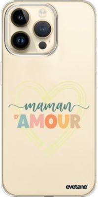 Coque EVETANE 360° iPhone 14 Pro Max Maman d'Amour Coque EVETANE 360° iPhone 14 Pro Max Maman d'Amour