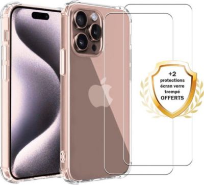 Coque EVETANE iPhone 16 Pro + 2 Vitres