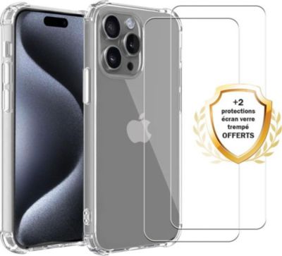 Coque EVETANE iPhone 16 Pro Max + 2 Vitres
