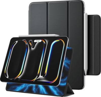 Etui EVETANE iPad Pro 12.9" (2018/2021) Noir