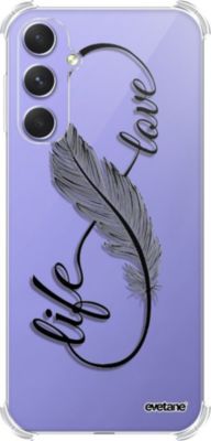 Coque EVETANE Souple Galaxy A54 Love Life
