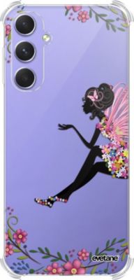 Coque EVETANE Souple Galaxy A54 Fée Fleurale Coque EVETANE Souple Galaxy A54 Fée Fleurale