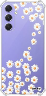 Coque EVETANE Souple Galaxy A54 Marguerite