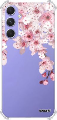 Coque EVETANE Souple Galaxy A54 Cerisier