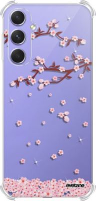 Coque EVETANE Souple Galaxy A54 Chute Fleurs Coque EVETANE Souple Galaxy A54 Chute Fleurs