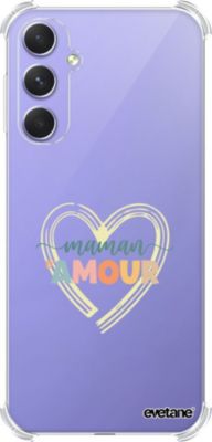 Coque EVETANE Souple Galaxy A54 Maman d'Amour