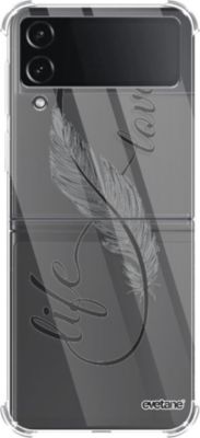Coque EVETANE Souple Galaxy Z Flip 4 Love Life Coque EVETANE Souple Galaxy Z Flip 4 Love Life
