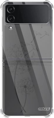 Coque EVETANE Souple Galaxy Z Flip 4 Pissenlit