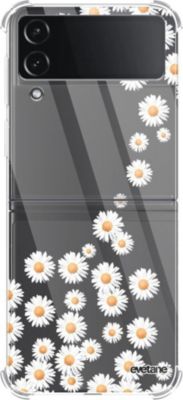 Coque EVETANE Souple Galaxy Z Flip 4 Marguerite Coque EVETANE Souple Galaxy Z Flip 4 Marguerite