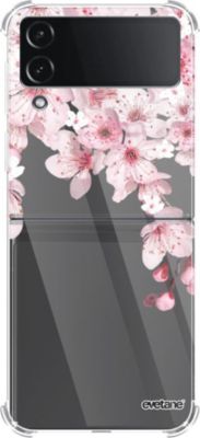 Coque EVETANE Souple Galaxy Z Flip 4 Cerisier Coque EVETANE Souple Galaxy Z Flip 4 Cerisier