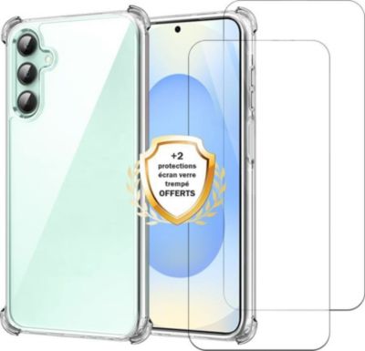 Coque EVETANE Galaxy S24 fe + 2 Vitres