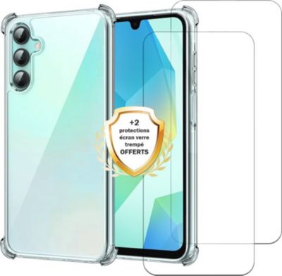 Coque EVETANE Galaxy A16 5G + 2 Vitres Coque EVETANE Galaxy A16 5G + 2 Vitres