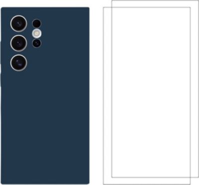 Coque EVETANE Galaxy S24 Ultra Bleu + 2 Vitres