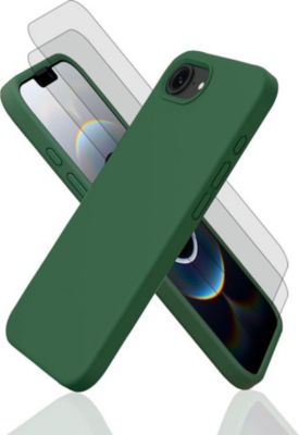 Coque EVETANE iPhone 16e Vert + 2 Vitres