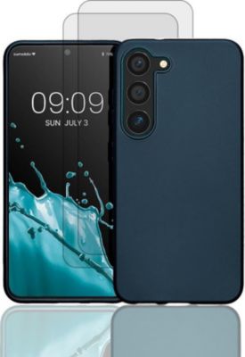 Coque EVETANE Galaxy S23 Plus Bleu + 2 Vitres