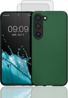 Coque EVETANE Galaxy S23 Plus Vert + 2 Vitres