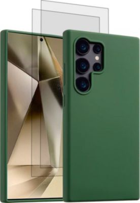 Coque EVETANE Galaxy S24 Ultra Vert + 2 Vitres