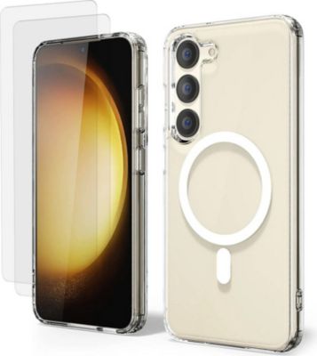 Coque EVETANE Magsafe Galaxy S23 Plus + 2 Vitres