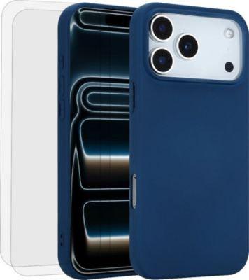 Coque EVETANE iPhone 17 Pro Bleu + 2 Vitres