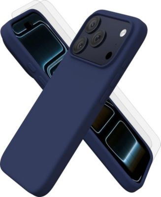 Coque EVETANE iPhone 17 Pro Max Bleu + 2 Vitres