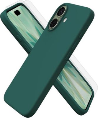 Coque EVETANE iPhone 17 Verte + 2 Vitres