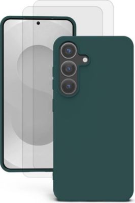 Coque EVETANE Galaxy S25 Plus Vert + 2 Vitres
