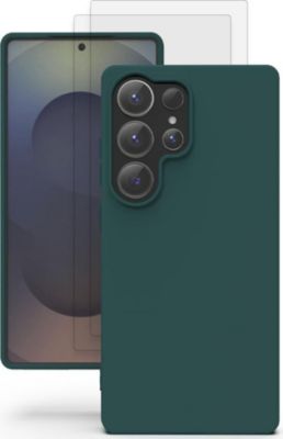 Coque EVETANE Galaxy S25 Ultra Vert + 2 Vitres